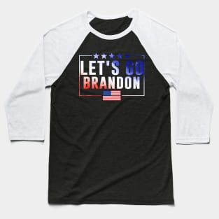 Let's Go Brandon Conservative US Flag FJB Anti Joe Biden Baseball T-Shirt